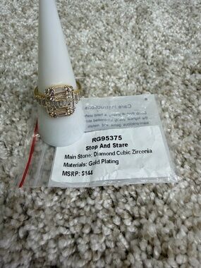 Bomb Party BP RG95375 Stop And Stare April 2026 Birthday Ring Size 8 NEW